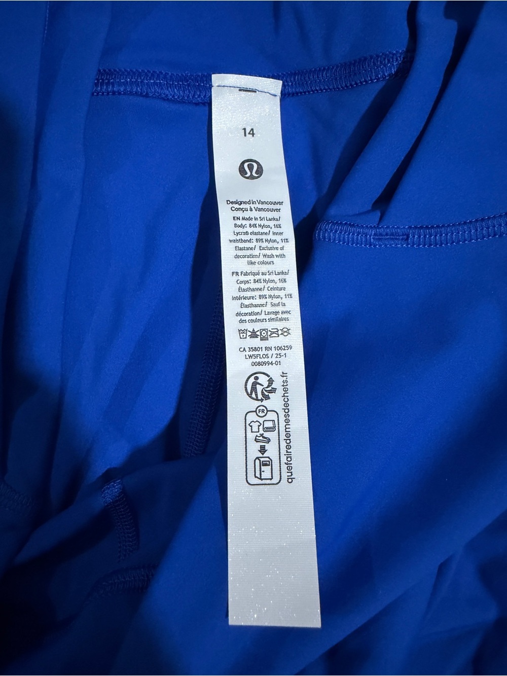 lululemon athletica Royal Blue Full-Length Leggings - Picture 3 of 5